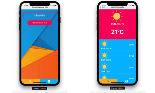 React native Weather app